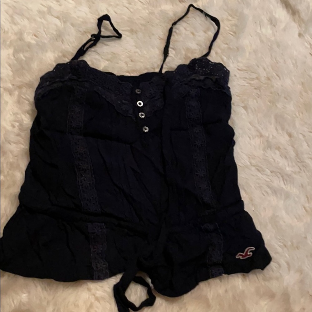 Hollister xs top navy